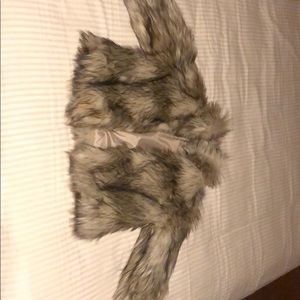 Faux Fur Crop Jacket